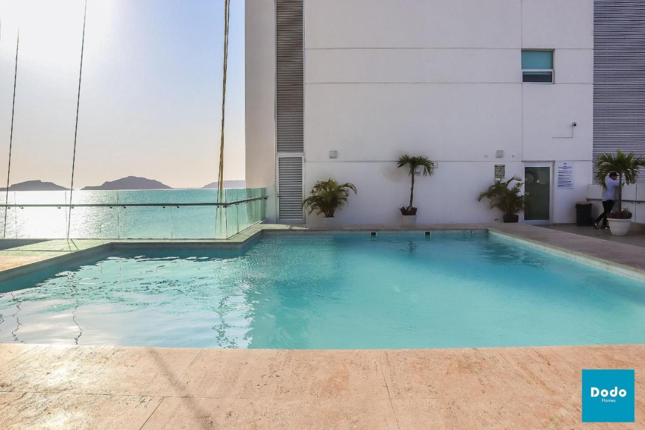 Departamento En Mazatlan Frente Al Mar Y Alberca Comun. Leilighet Eksteriør bilde