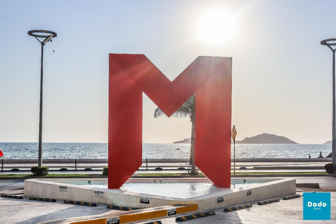 Departamento En Mazatlan Frente Al Mar Y Alberca Comun. Leilighet Eksteriør bilde